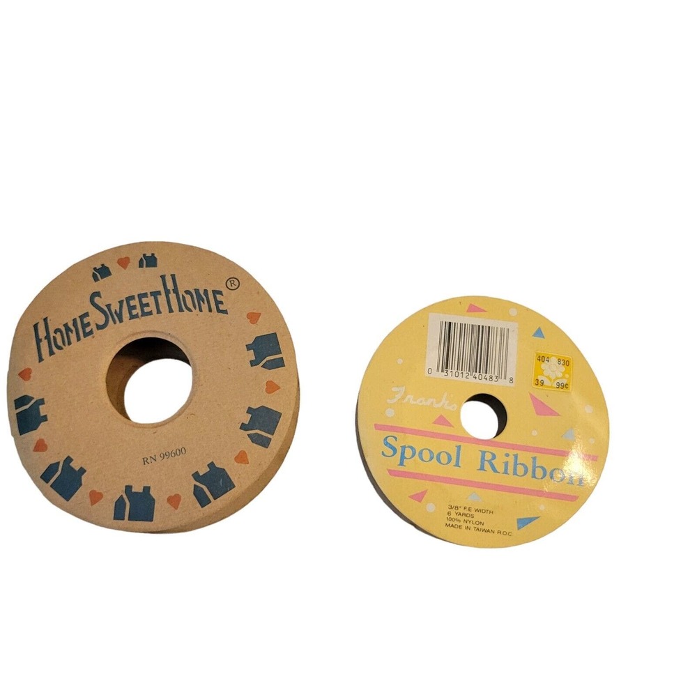 Vintage Decorative‎ Satin Spool Darice Offray Frank's Ribbon Various Sizes - Picture 3 of 4